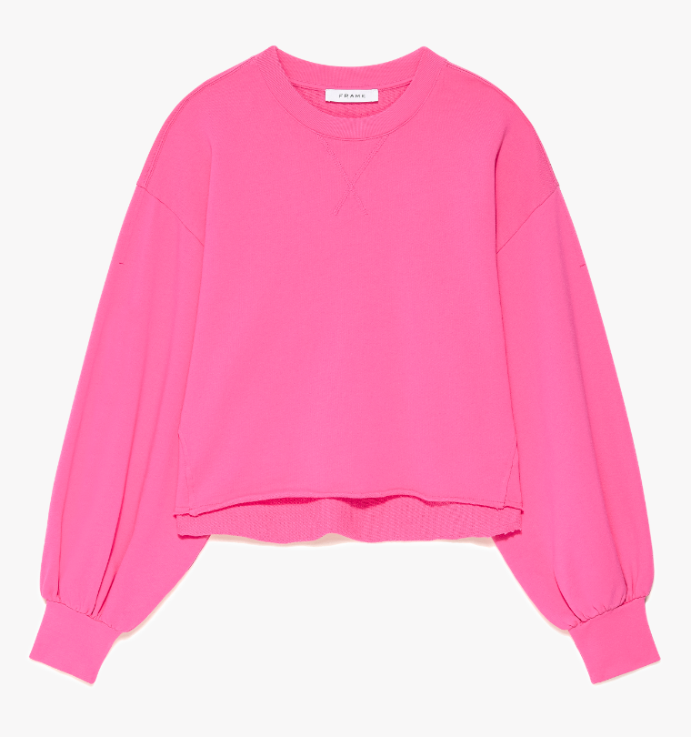 Frame Easy Shirttail Sweatshirt Flamingo Bach&Co