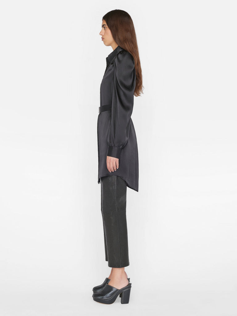 Frame Gillian Long Sleeve Mini Dress Noir Bach&Co
