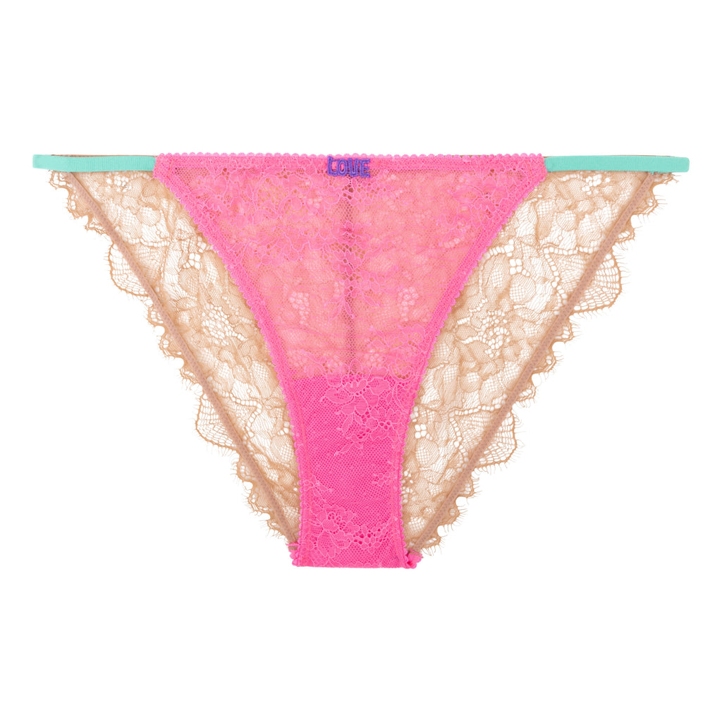 Love Stories Wild Rose Delicate Lace Briefs Brown Bach&Co