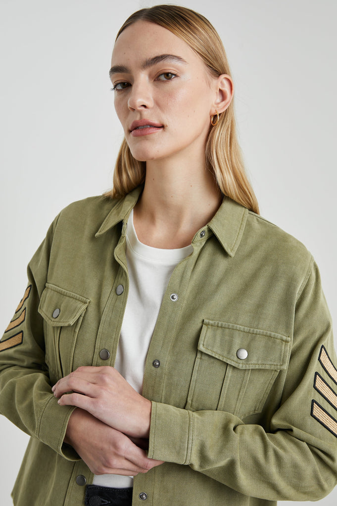 Rails Loren Shirt Jacket With Elements From Military Style Canteen Bach&Co