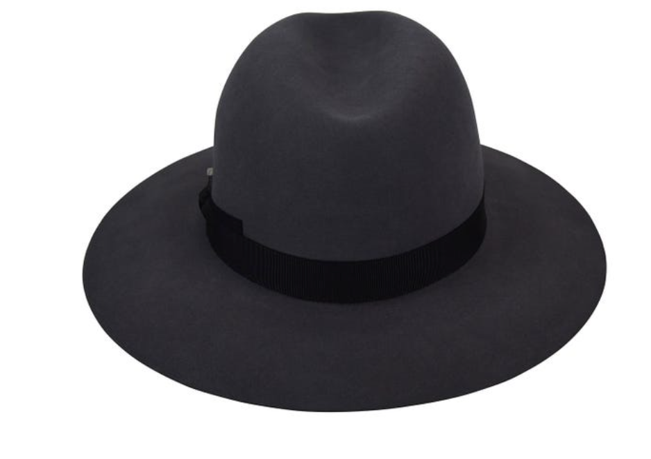 Baileys of Hollywood Ralat Crown Fedora Hat Charcoal Bach&Co 01