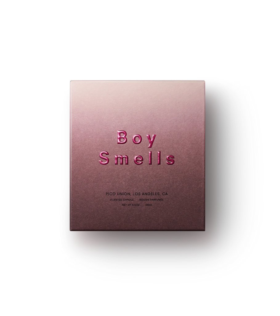Boysmells Fleurshadow Candle Incense, Wild Geranium, Rose Absolute, Violet Headspace, Patchouli, Fraction, Labdanum And Benzoin Bach&Co