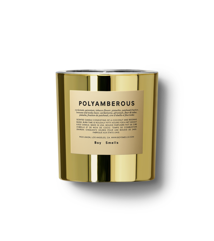 Boysmells Polyamberous Candle Vday Bach&Co