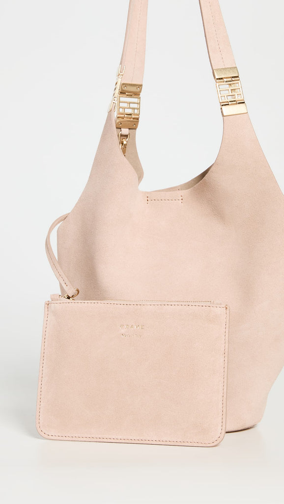 Frame Bucket Shoulder Tote Taupe Bach&Co