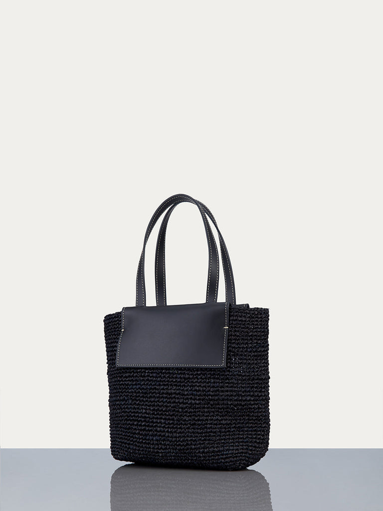 Frame Le Market Mini Top Handle Handbag Noir Bach&Co