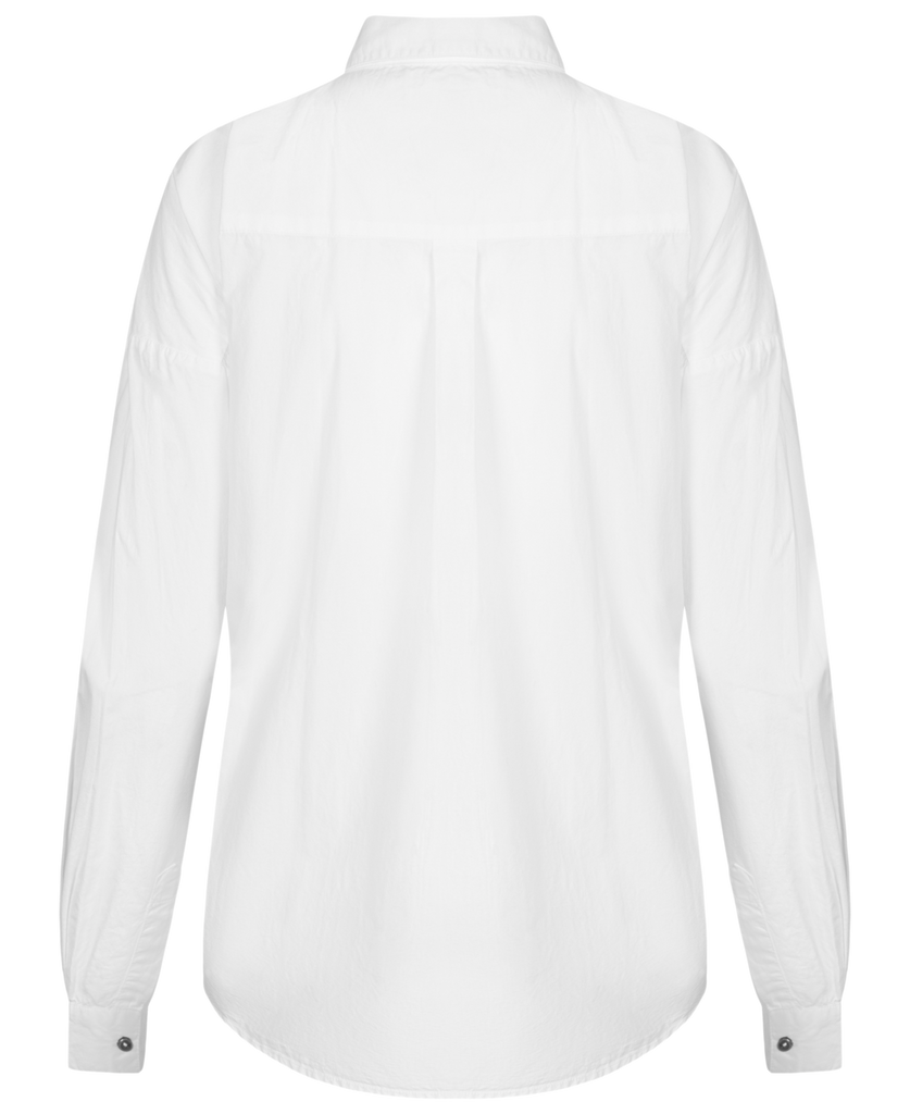Gai + Lisva Shanta Cotton Shirt White Bach&Co
