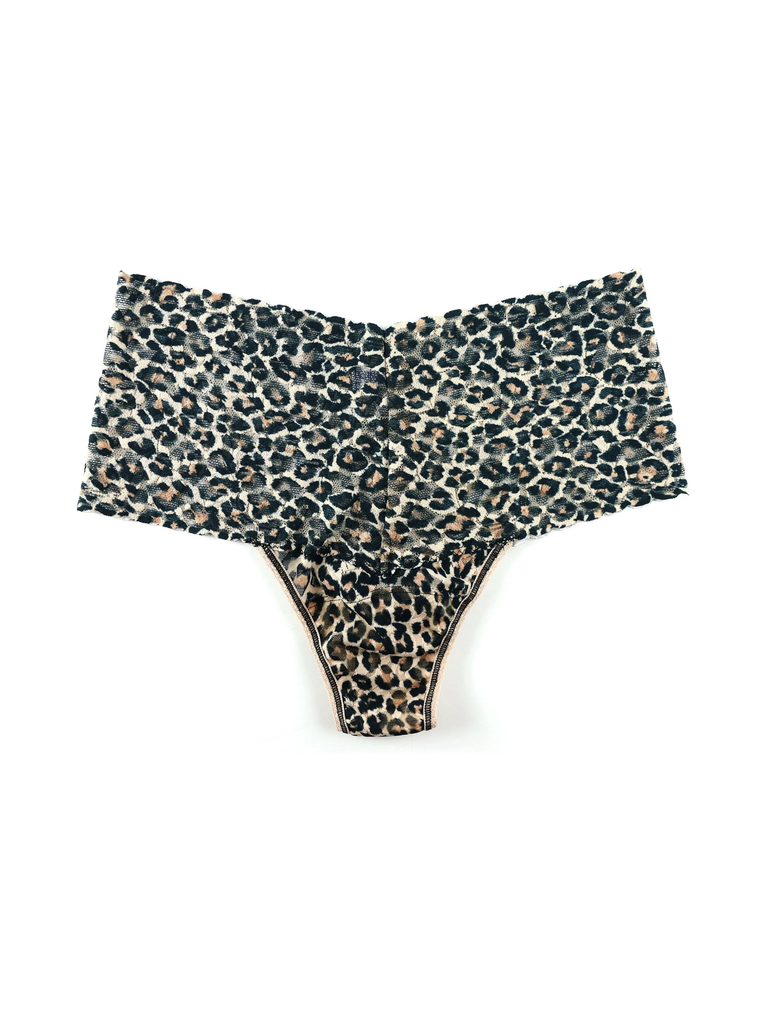 Hanky Panky Leopard Printed Retro Lace Thong Classic Leopard Bach&Co