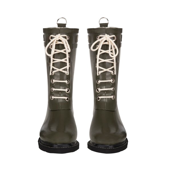 Ilse Jacobsen Rubber Boots Mid Racing Green Bach&Co