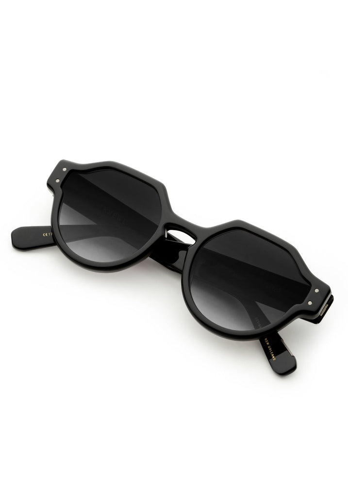 Krewe Astor Sunglasses Black + Shadow Bach&Co