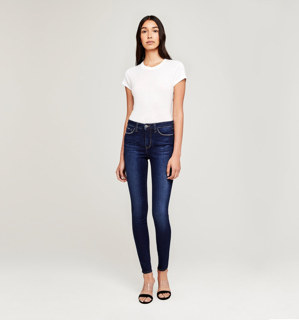 L'agence Marguerite High Rise Skinny Jeans Baltic Bach&Co 01