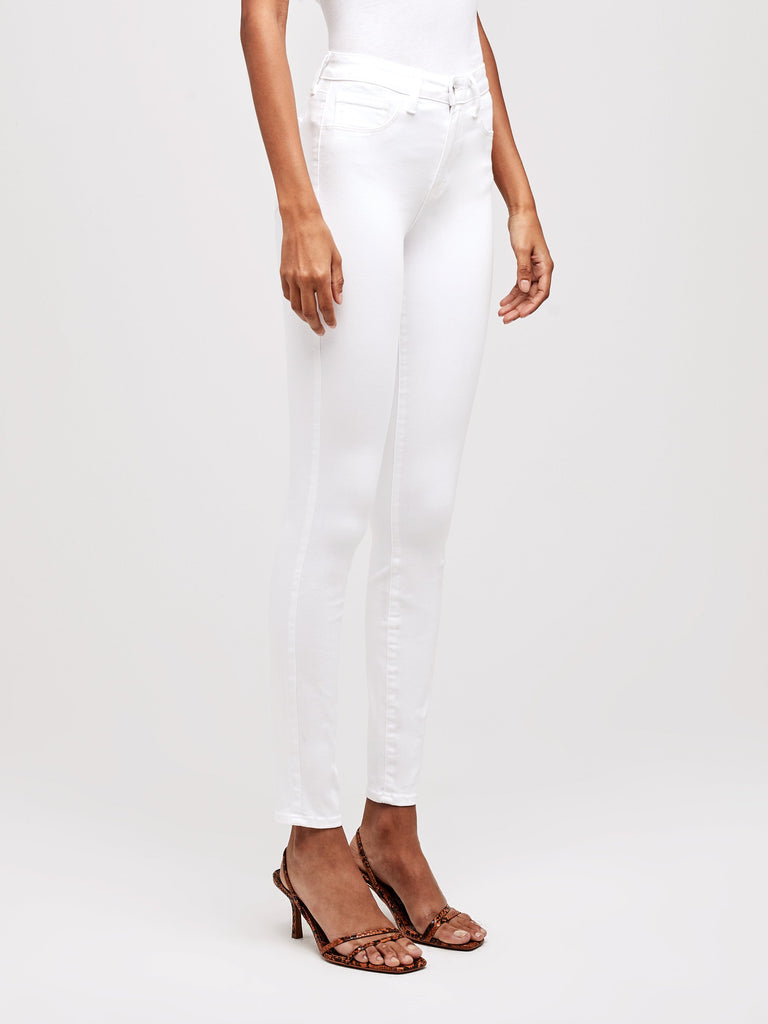 L'agence Marguerite High Rise Skinny Jeans Blanc Bach&Co 12
