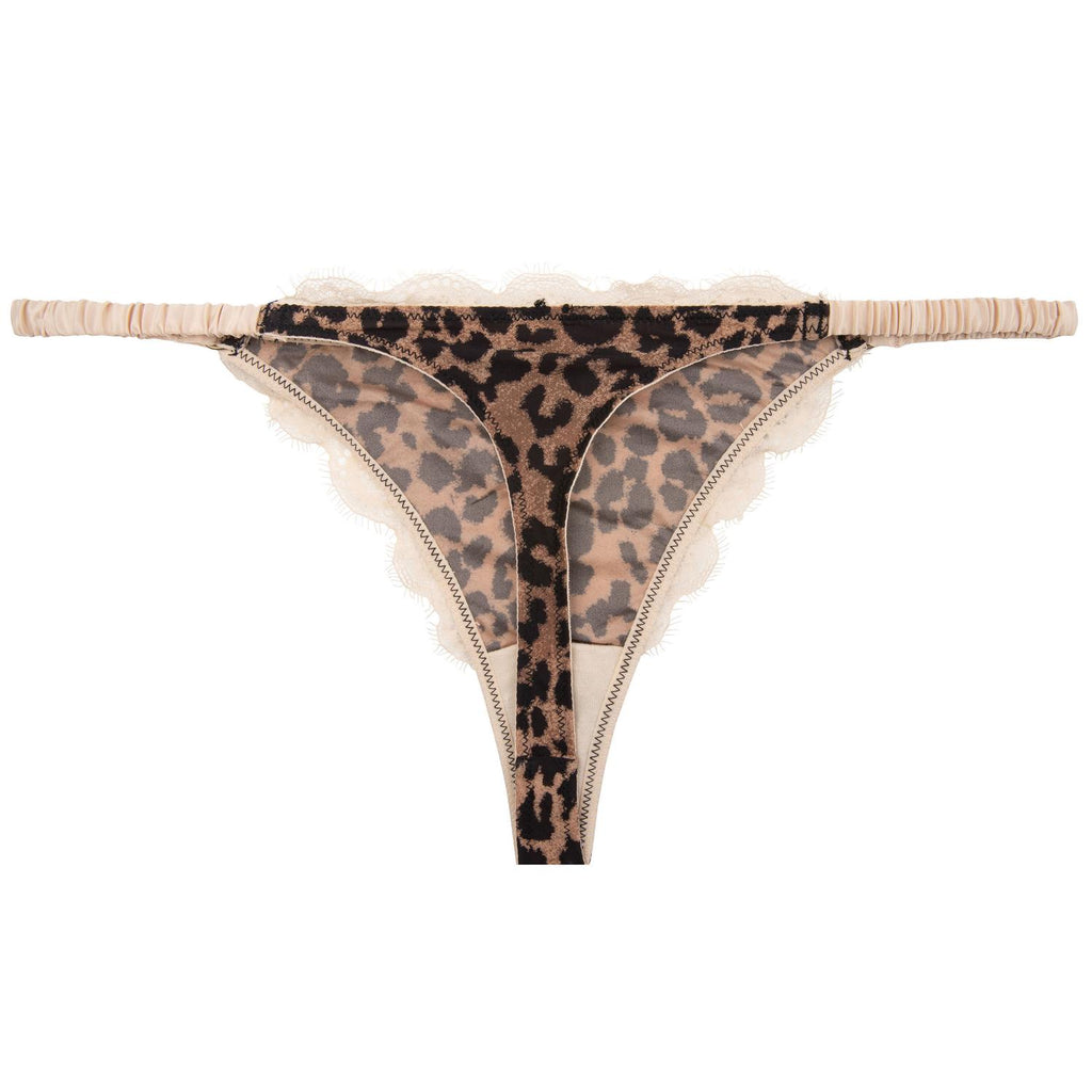 Love Stories Roomie Brief String Leopard Bach&Co
