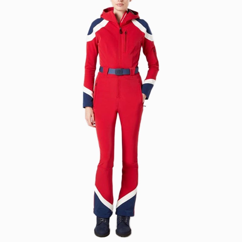 Perfect Moment Allos One Piece Ski Suit Red/Snow White/Navy Bach&Co