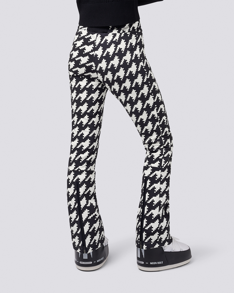 Perfect Moment Aurora High Waist Flare Pant Houndstooth Bach&Co