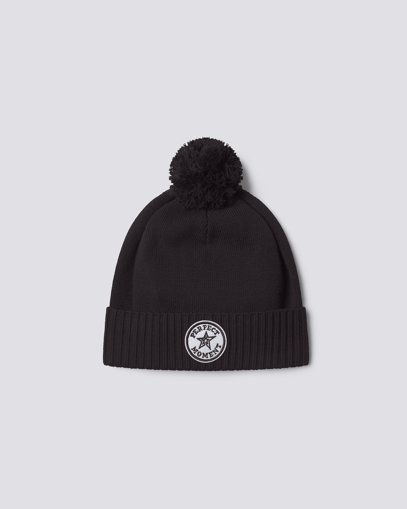 Perfect Moment Patch Beanie II Black Bach&Co
