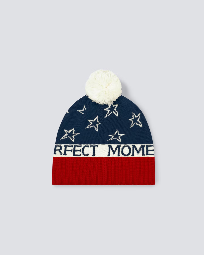 Perfect Moment Pm Star Beanie Navy/Red Bach&Co