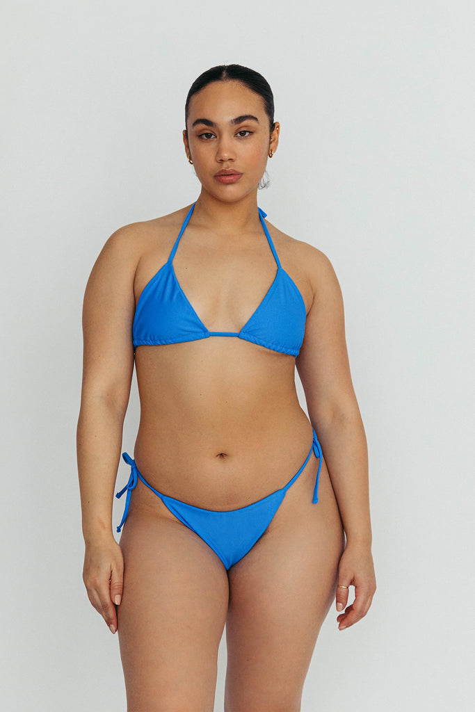 The Saltwater Collective Triangle Bottom Azul Bach&Co