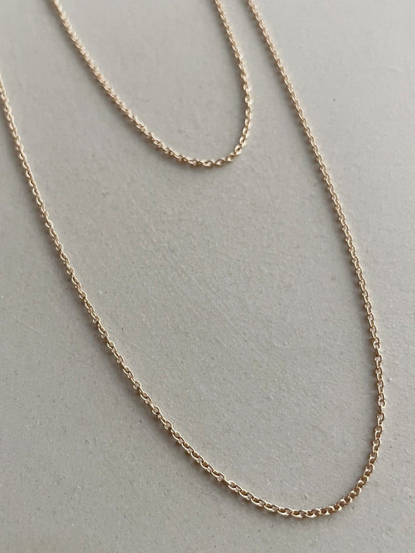 also freedom Nude Chain 16 inch Yellow Gold Bach&Co