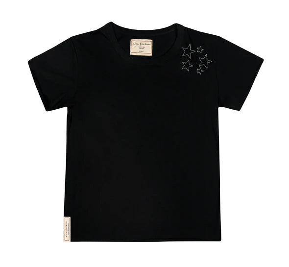 also freedom Sprinkle Of Courage, Air Tee Black, Beige Embroidery Bach&Co
